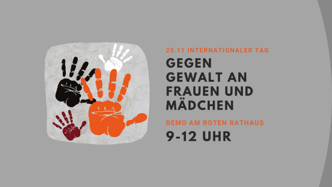 Demonstration: 25.11. gegen Gewalt an Frauen und Mädchen