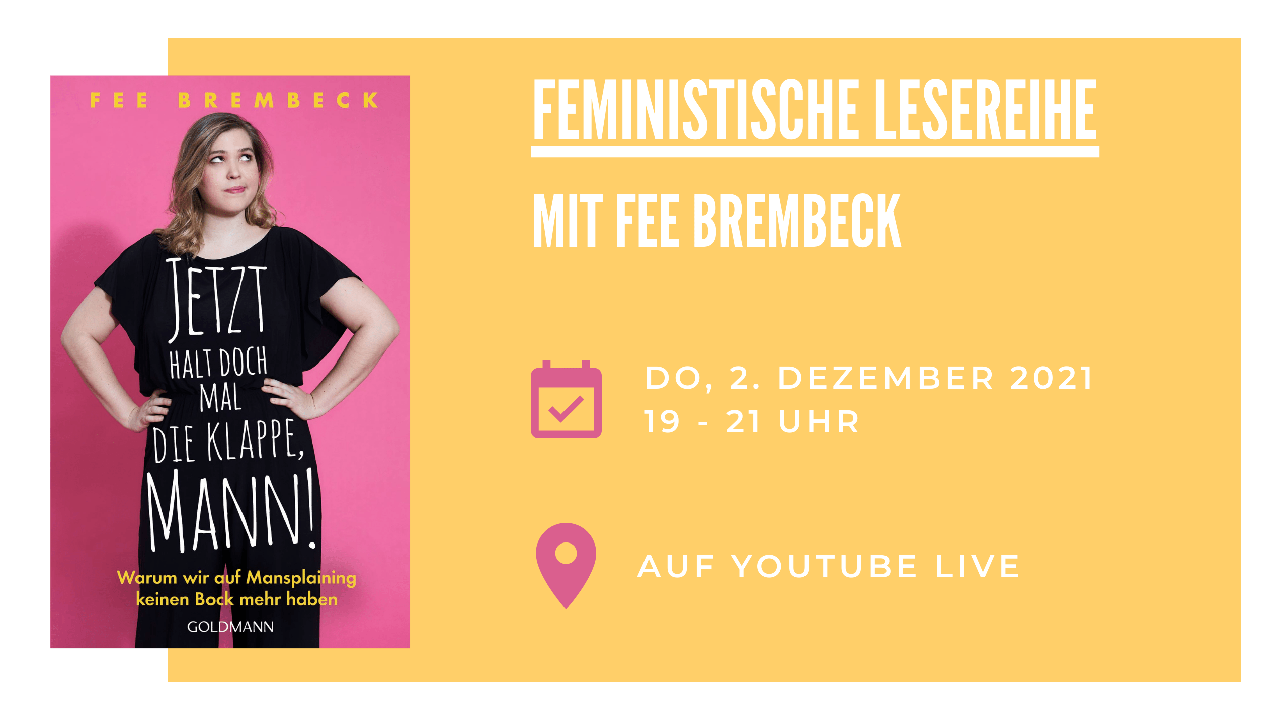 Feministische Lesereihe mit Fee Brembeck