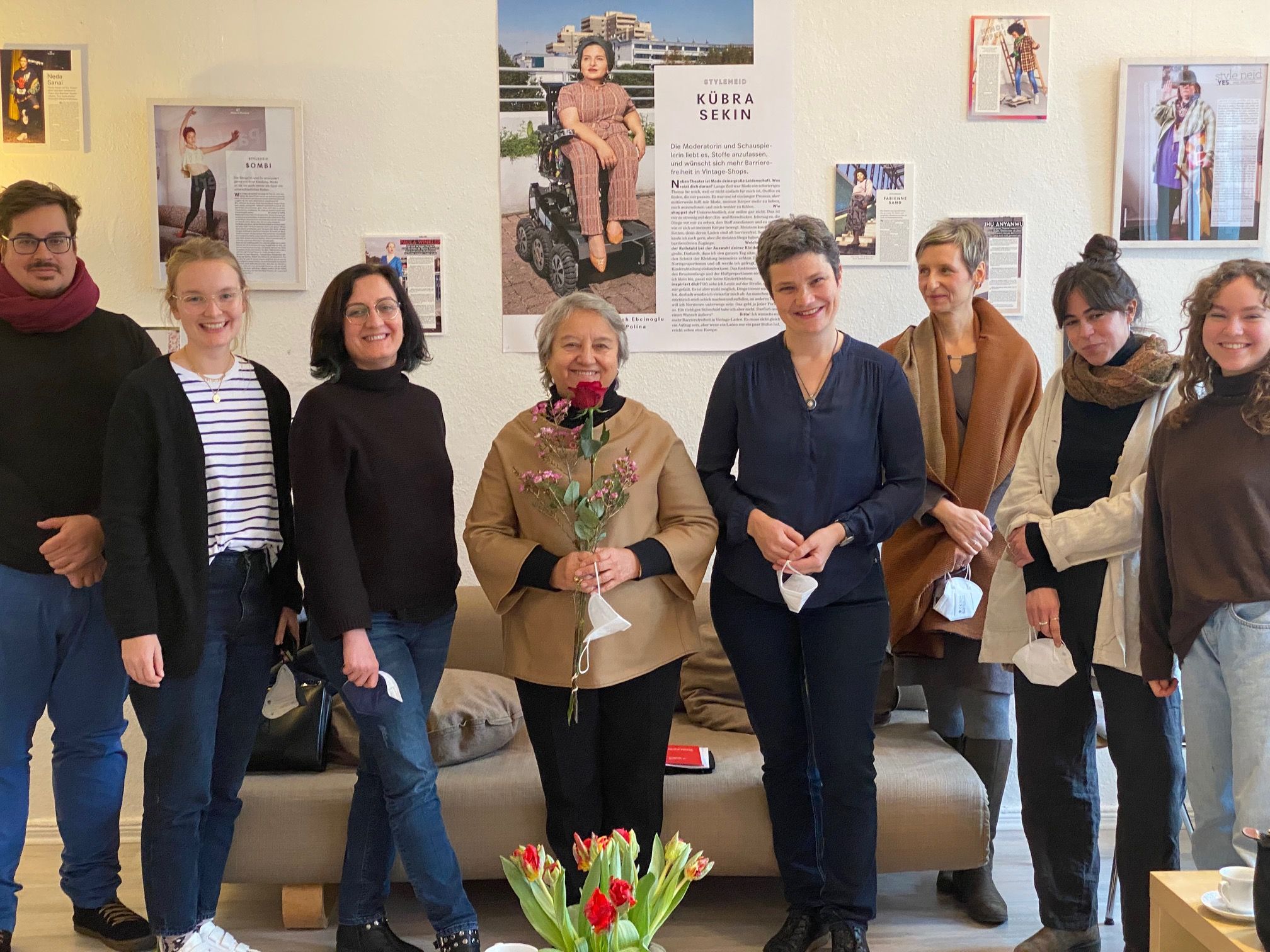 Türkische Frauenrechtlerin Cânân Arın zu Besuch bei Paula Panke