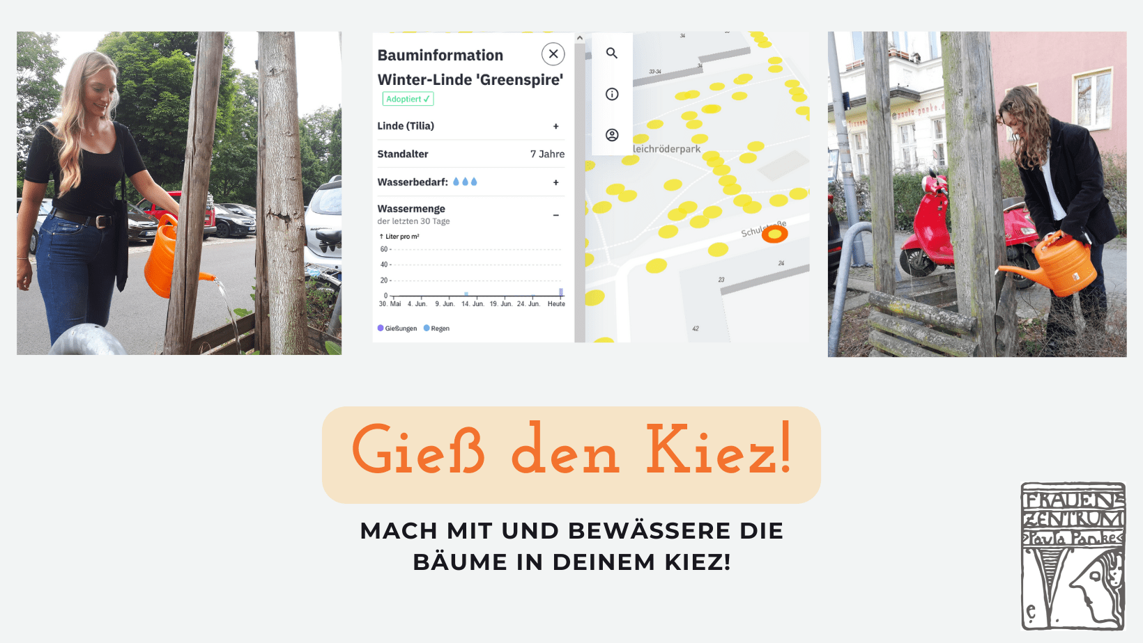 Gieß den Kiez Aktion