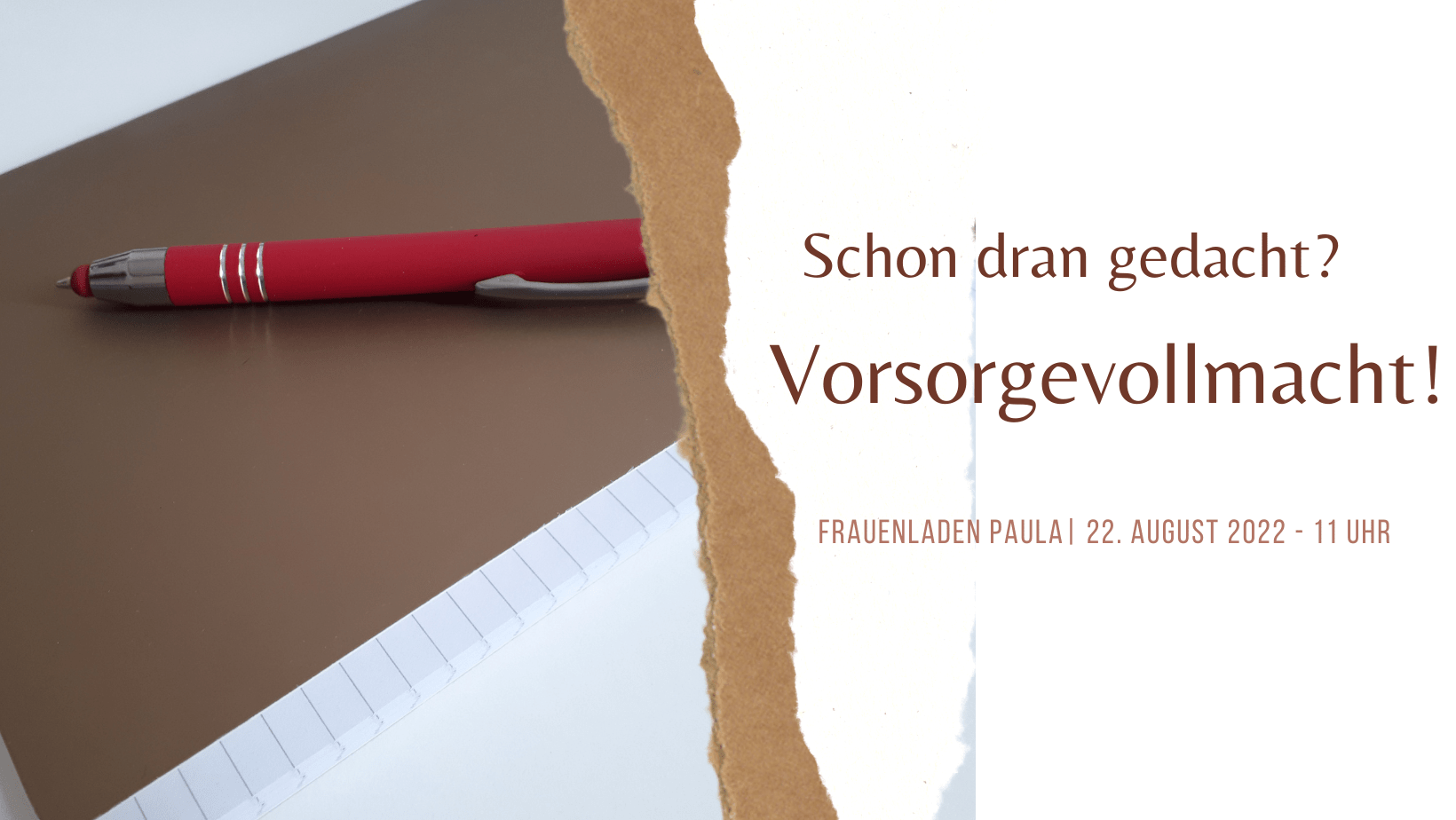 Infoveranstaltung: Vorsorgevollmacht