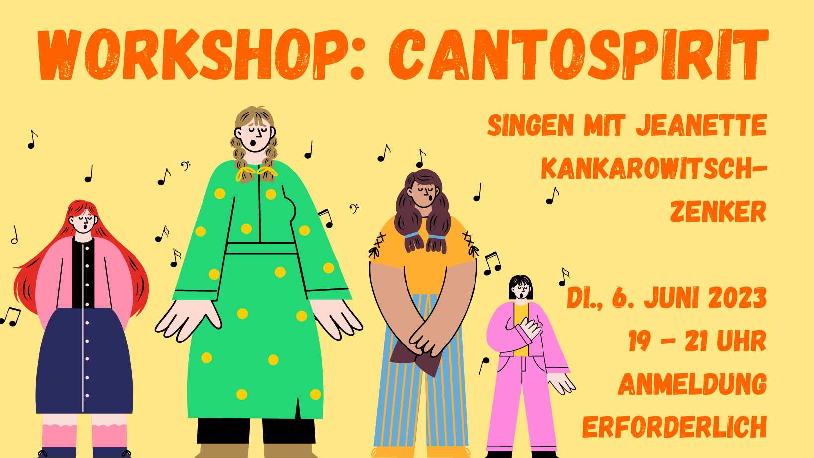 Cantospirit – Singen mit Jeanette Kankarowitsch-Zenker