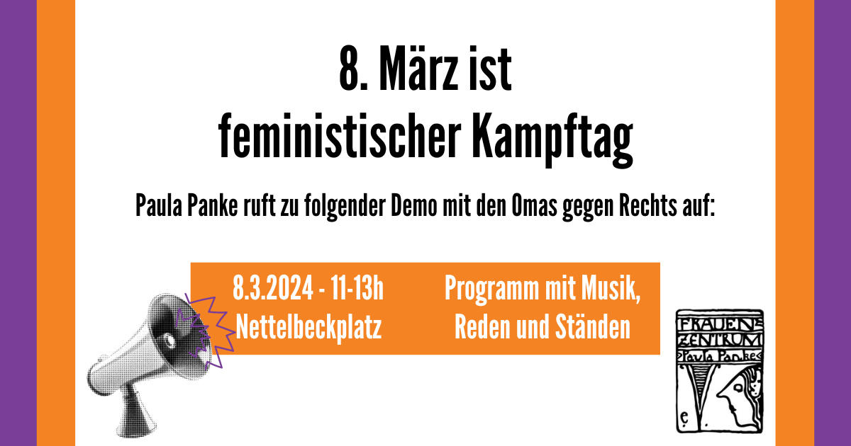 Demonstration Feministischer Kampftag 2024