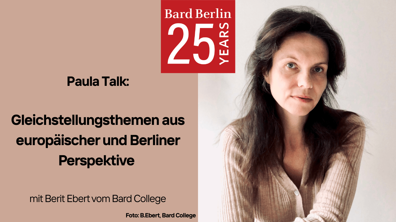 Paula Talk: Gleichstellungsthemen aus europäischer und Berliner Perspektive