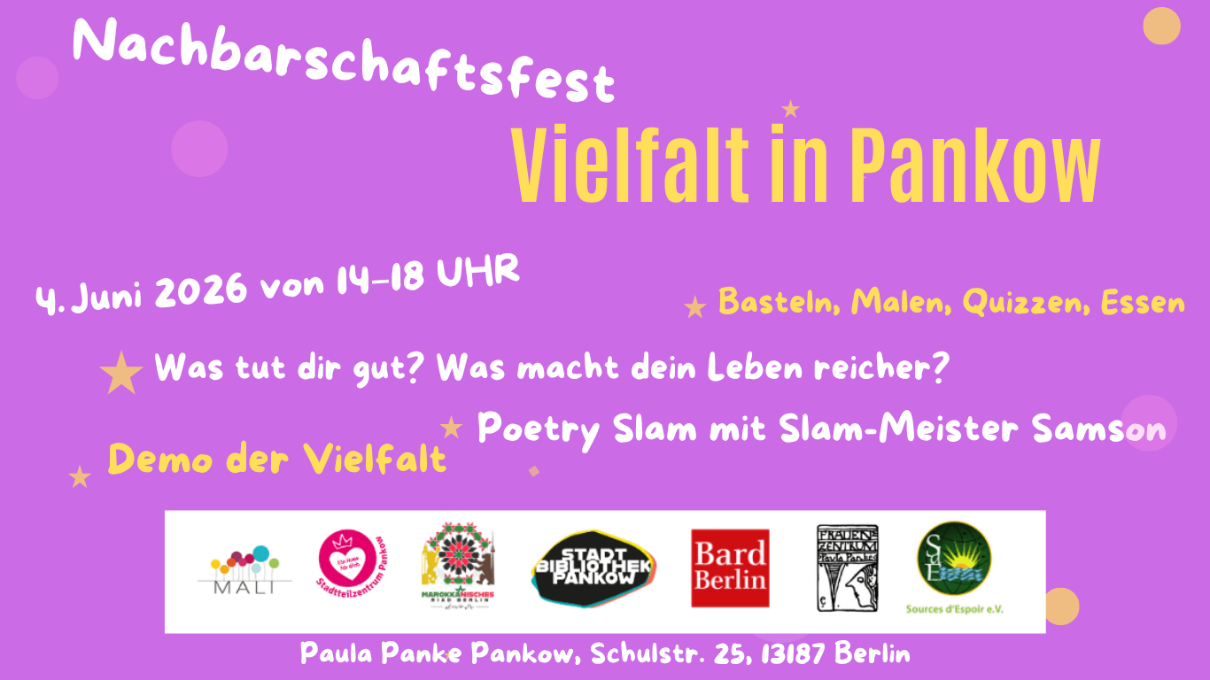 Nachbarschaftsfest: Vielfalt in Pankow