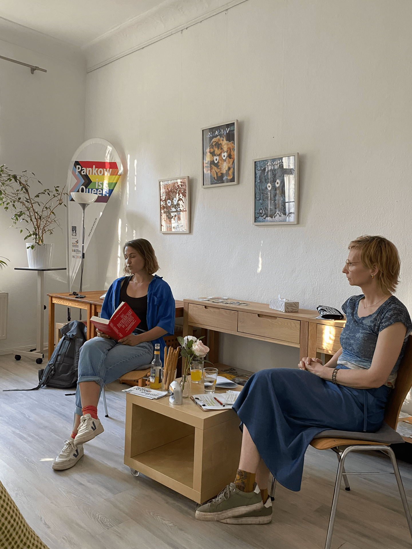 Paula Talks mit Alicia Baier: Das Patriarchat im Uterus. Bild: Paula Panke