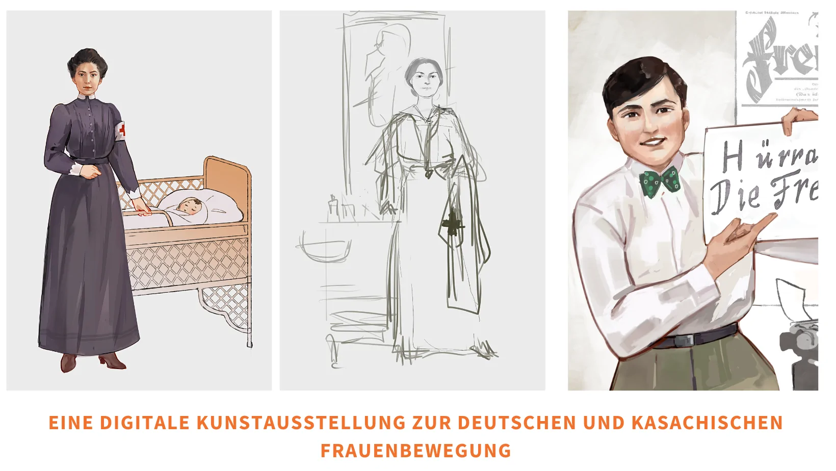 Wegbereiterinnen in Kasachstan und Deutschland, Bild: Qantars